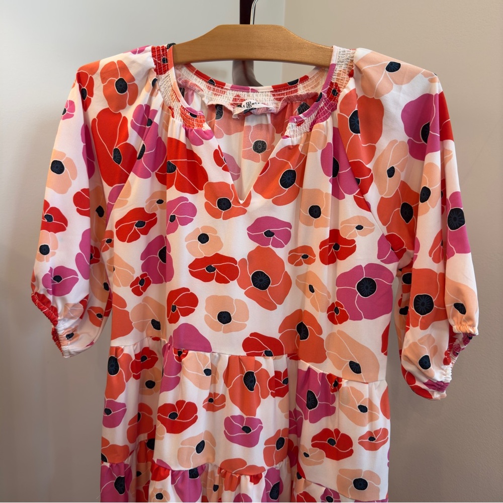 Michelle Mcdowell Floral Poppy Dress View 5
